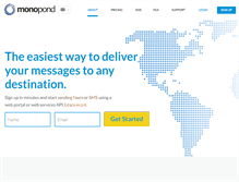 Tablet Screenshot of monopond.com